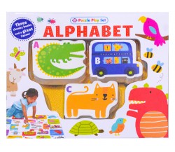 Alphabet Puzzle Play Set - 3 Chunky Books and Giant Jigsaw